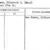 Sherman, Elizabeth D. (Miss)