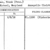 Sherman, Frank (Pres.)