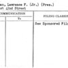 Sherman, Lawrence F. (Jr.) (Pres.)