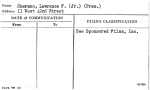 Sherman, Lawrence F. (Jr.) (Pres.)