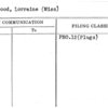 Sherwood, Lorraine (Miss)