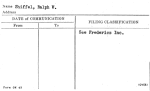 Shiffel, Ralph W.
