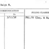 Shoaf, Ralph W.