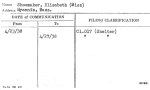 Shoemaker, Elisabeth (Miss)
