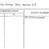 Shoffer, George (Mrs. Amelia E.)