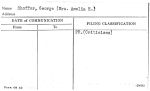 Shoffer, George (Mrs. Amelia E.)
