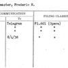 Shoffmaster, Frederic H.