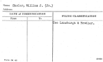 Sholar, William J. (Jr.)