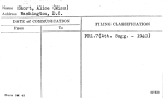 Short, Alice (Miss)