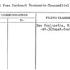 Short Form Contract Documents-Transmittal Record