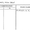 Shotwell, Helen (Miss)