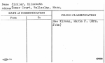 Sickler, Elizabeth