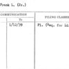Sieh, Frank L. (Jr.)