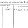 Sightseeing Guides and Lecturers Union # 20076