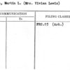 Sigmon, Martin L. (Mrs. Vivian Lewis)
