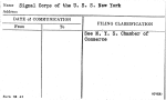 Signal Corps of the U.S.S. New York