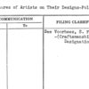 Signatures of Artists on Their Designs-Policy on