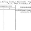 Signs, Parking Spaces, & Amusements - Regulations by N.Y.C. Board of Estimate & Apportion.