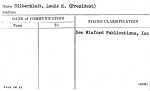 Silberkleit, Louis H. (President)