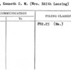 Sills, Kenneth C.M. (Mrs. Edith Lansing)