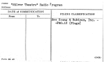 Silver Theatre Radio Program