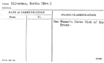 Silverman, Bertha (Mrs.)