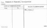 Simmonds & Simmonds, Incorporated