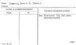 Simmons, Ernest S. (Pres.)