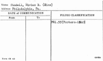 Sindell, Miriam R. (Miss)