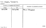 Single, Forrest E.