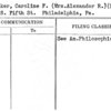 Skinker, Caroline F. (Mrs. Alexander R.) (Ex. Secy)