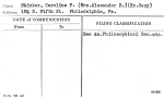 Skinker, Caroline F. (Mrs. Alexander R.) (Ex. Secy)