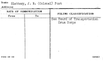 Slattery, J.R. (Colonel) Post