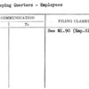 Sleeping Quarters - Employees