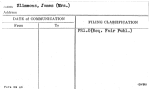 Slimmons, James (Mrs.)