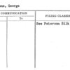 Sloane, George