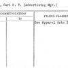 Sloss, Carl H.T. (Advertising Mgr.)