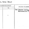 Slosser, Helen (Miss)