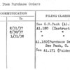 Small Item Purchase Orders