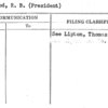Smallwood, R.B. (President)