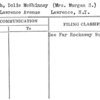 Smith, Dolie McWhinney (Mrs. Morgan S.)
