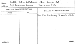 Smith, Dolie McWhinney (Mrs. Morgan S.)