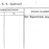 Smith, E.W. (Auditor)