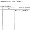 Smith, Frederick G. (Mrs. Mabel J.)