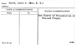 Smith, Louis S. (Mrs. K.E.)