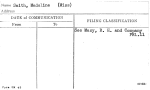 Smith, Madoline (Miss)