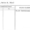 Smith, Marion M. (Miss)