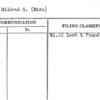 Smith, Mildred G. (Miss)