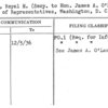 Smith, Royal H. (Secy. to Hon. James A. O'Leary)