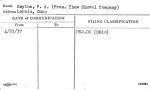 Smythe, F.A. (Pres. Thew Shovel Company)